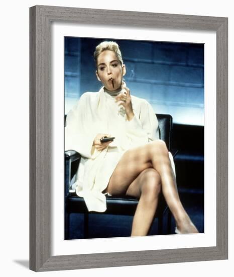 Sharon Stone, Basic Instinct (1992)-null-Framed Photo