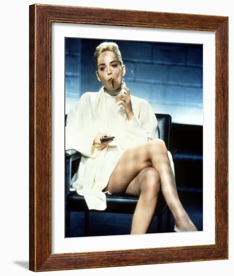 Sharon Stone, Basic Instinct (1992)-null-Framed Photo