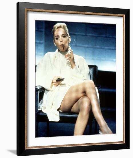 Sharon Stone, Basic Instinct (1992)-null-Framed Photo