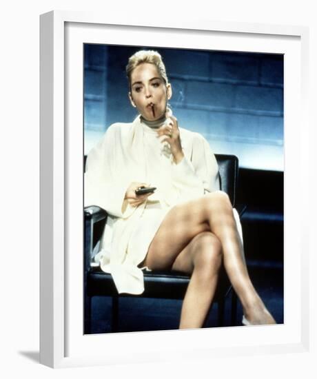 Sharon Stone, Basic Instinct (1992)-null-Framed Photo