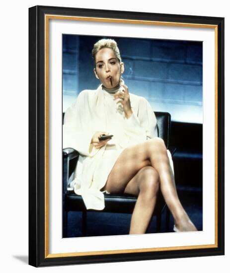 Sharon Stone, Basic Instinct (1992)-null-Framed Photo