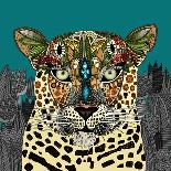 Snow Leopard Orange-Sharon Turner-Art Print
