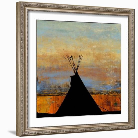 Sharp Mountain-Andrew Michaels-Framed Art Print