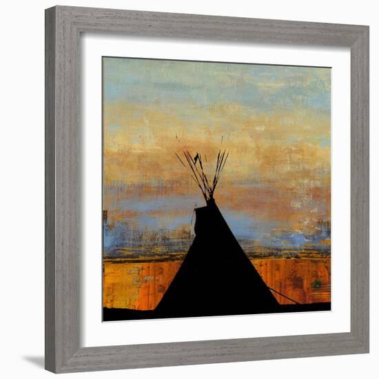 Sharp Mountain-Andrew Michaels-Framed Art Print