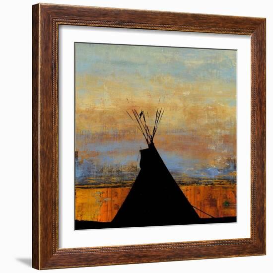 Sharp Mountain-Andrew Michaels-Framed Art Print