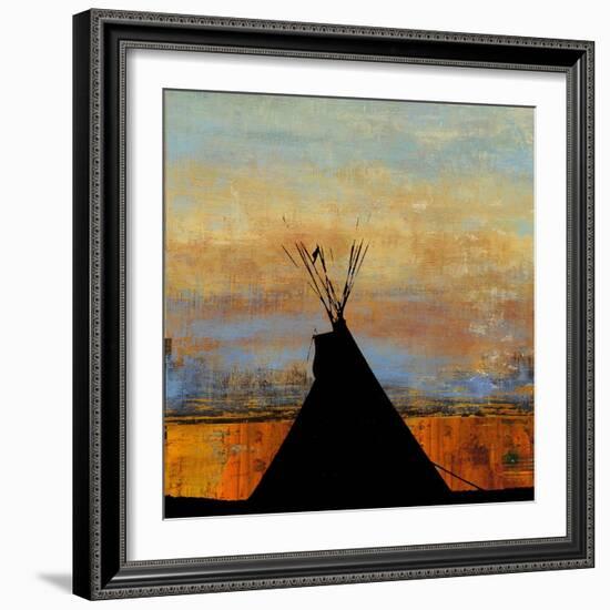 Sharp Mountain-Andrew Michaels-Framed Art Print