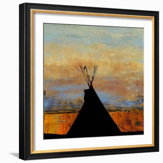 Sharp Mountain-Andrew Michaels-Framed Art Print