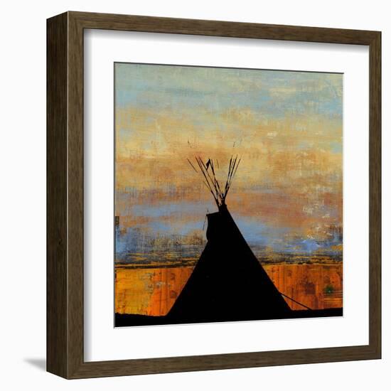 Sharp Mountain-Andrew Michaels-Framed Art Print