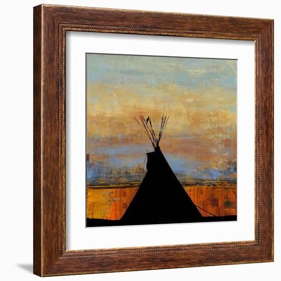 Sharp Mountain-Andrew Michaels-Framed Art Print