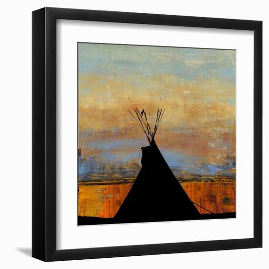 Sharp Mountain-Andrew Michaels-Framed Art Print