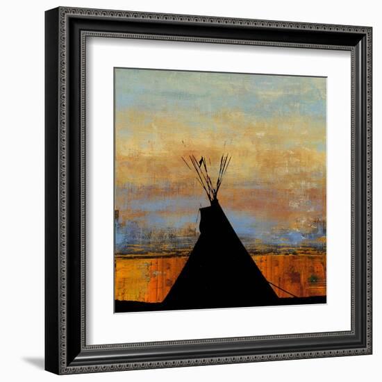 Sharp Mountain-Andrew Michaels-Framed Art Print