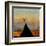 Sharp Mountain-Andrew Michaels-Framed Art Print