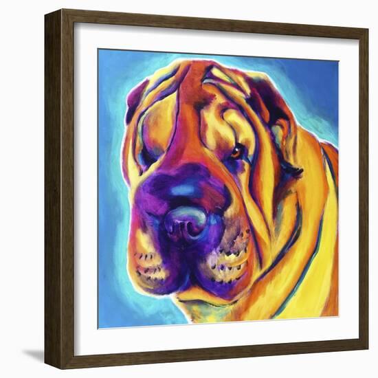 Sharpei - Big Man-Dawgart-Framed Giclee Print