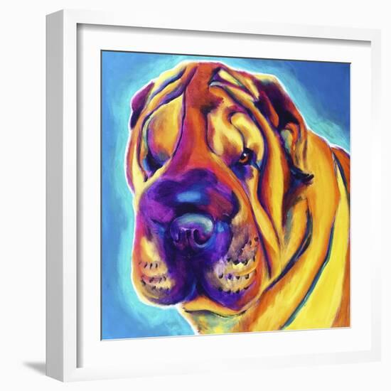 Sharpei - Big Man-Dawgart-Framed Giclee Print