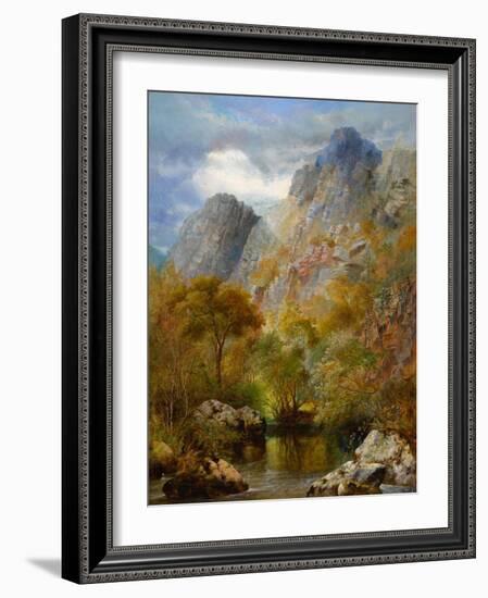 Sharpitor Rocks, C.1880-William Widgery-Framed Giclee Print