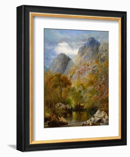 Sharpitor Rocks, C.1880-William Widgery-Framed Giclee Print