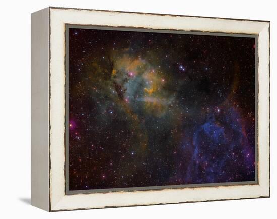 Sharpless 2-132 Emission Nebula-Stocktrek Images-Framed Premier Image Canvas