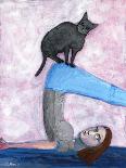 Yoga with My Cat-Sharyn Bursic-Giclee Print