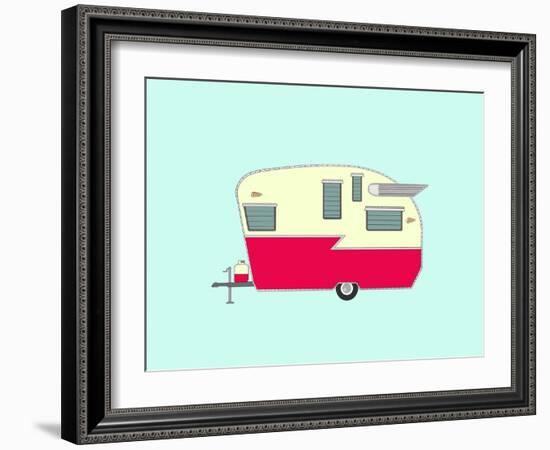 Shasta Airflyte-Annie Bailey Art-Framed Art Print