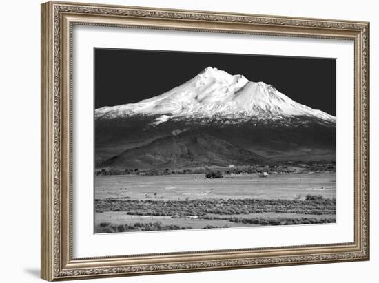 Shasta County Spring BW-Douglas Taylor-Framed Photo