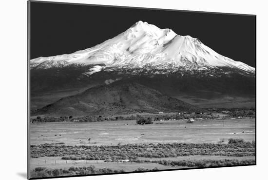 Shasta County Spring BW-Douglas Taylor-Mounted Photo