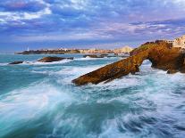 France, Biarritz, Pyrenees-Atlantique, Seascape-Shaun Egan-Photographic Print