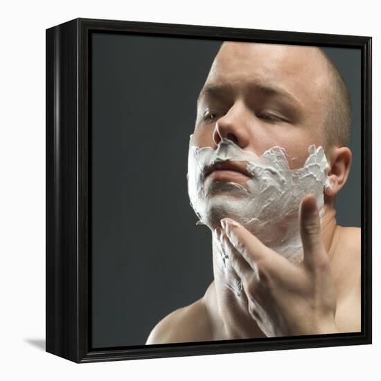 Shaving Foam-Coneyl Jay-Framed Premier Image Canvas