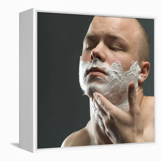Shaving Foam-Coneyl Jay-Framed Premier Image Canvas