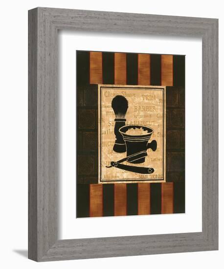 Shaving-Gregory Gorham-Framed Art Print