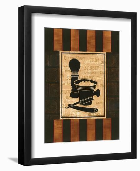 Shaving-Gregory Gorham-Framed Art Print