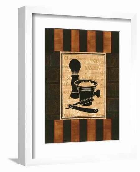 Shaving-Gregory Gorham-Framed Art Print