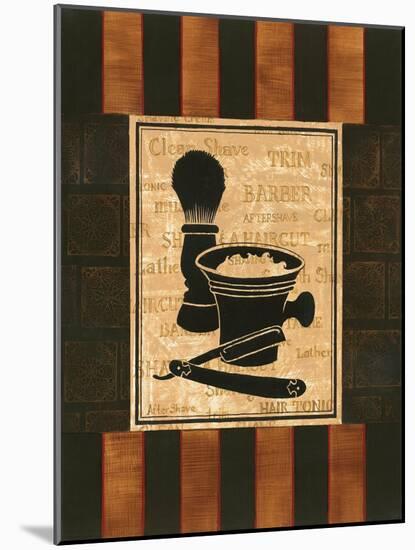 Shaving-Gregory Gorham-Mounted Art Print