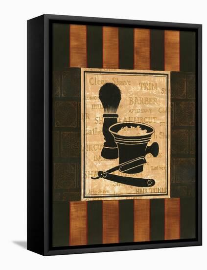 Shaving-Gregory Gorham-Framed Stretched Canvas