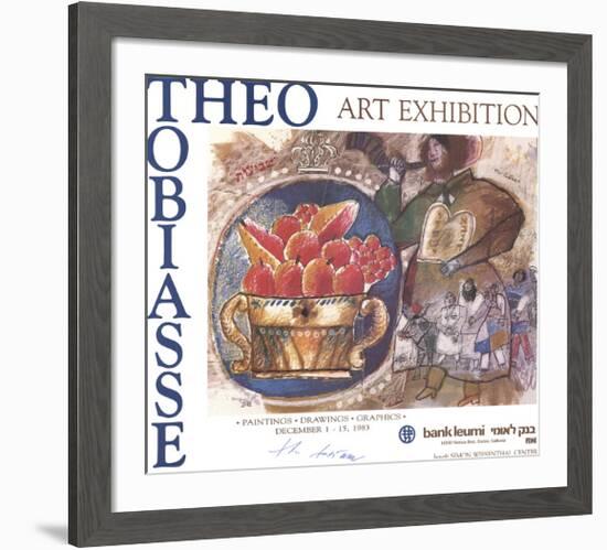 Shavuot: Plate IV (With Border)-Theo Tobiasse-Framed Premium Edition