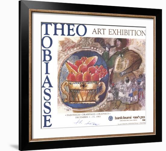 Shavuot: Plate IV (With Border)-Theo Tobiasse-Framed Premium Edition