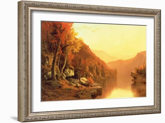 Shawanagunk Mountains, Autumn, 1863-McEntee-Framed Giclee Print