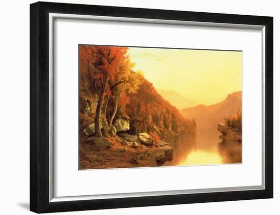 Shawanagunk Mountains, Autumn, 1863-McEntee-Framed Giclee Print