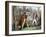 Shawnee Chief Tecumseh Confronting William Henry Harrison in Indiana-null-Framed Giclee Print