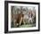 Shawnee Chief Tecumseh Confronting William Henry Harrison in Indiana-null-Framed Giclee Print