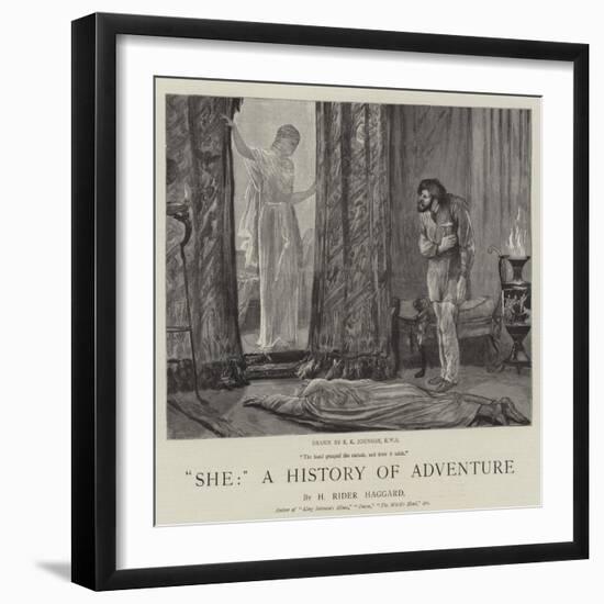 She, a History of Adventure-Edward Killingworth Johnson-Framed Giclee Print