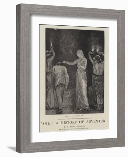 She, a History of Adventure-Edward Killingworth Johnson-Framed Giclee Print