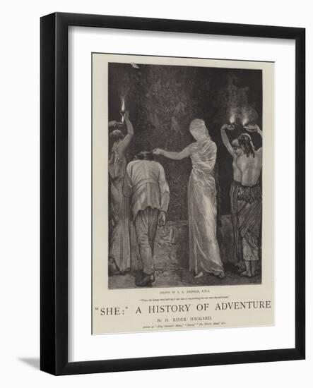 She, a History of Adventure-Edward Killingworth Johnson-Framed Giclee Print