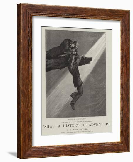 She, a History of Adventure-Edward Killingworth Johnson-Framed Giclee Print