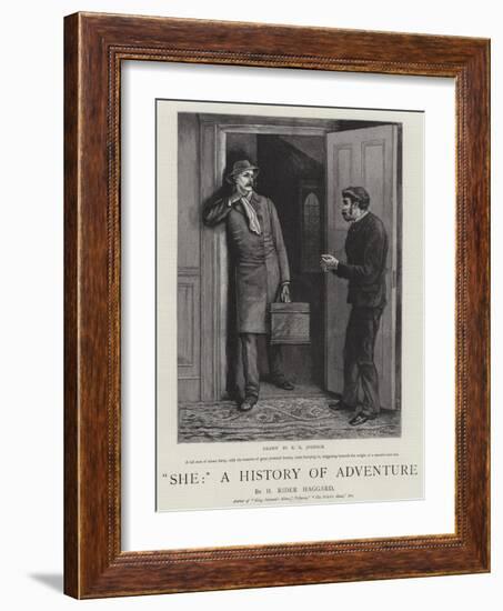 She, a History of Adventure-Edward Killingworth Johnson-Framed Giclee Print