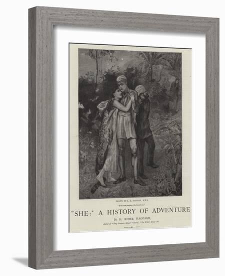 She, a History of Adventure-Edward Killingworth Johnson-Framed Giclee Print