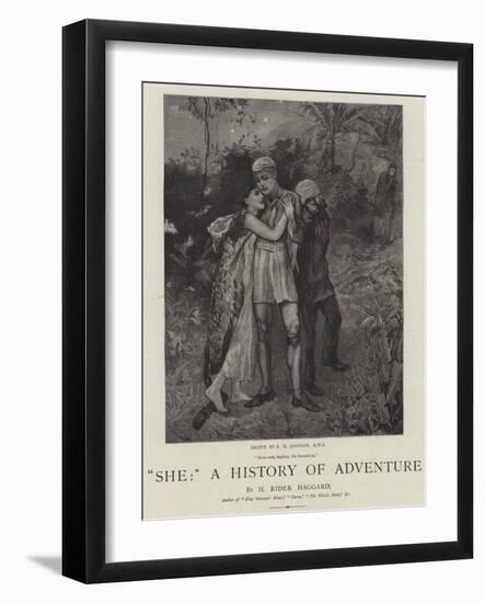 She, a History of Adventure-Edward Killingworth Johnson-Framed Giclee Print