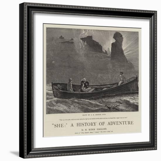 She, a History of Adventure-Edward Killingworth Johnson-Framed Giclee Print