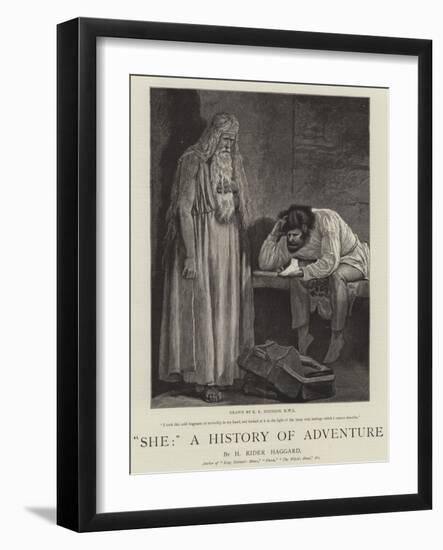 She, a History of Adventure-Edward Killingworth Johnson-Framed Giclee Print