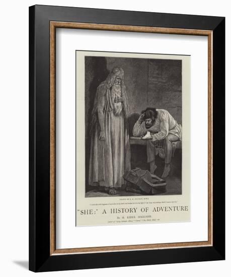 She, a History of Adventure-Edward Killingworth Johnson-Framed Giclee Print