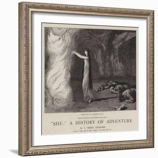 She, a History of Adventure-Edward Killingworth Johnson-Framed Giclee Print